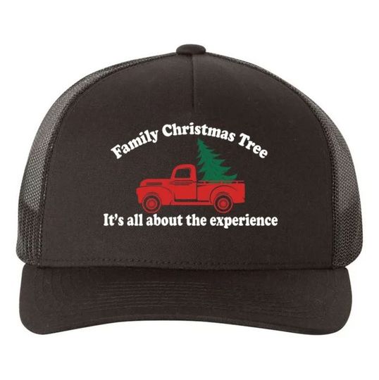 Discover Family Christmas Tree Trucker Hat