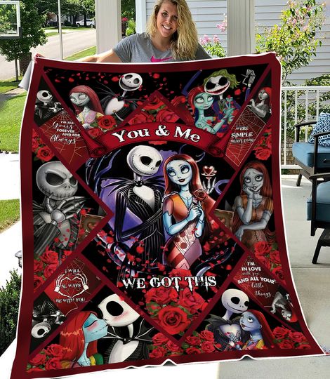 Discover Nightmare Before Christmas Fleece Blanket