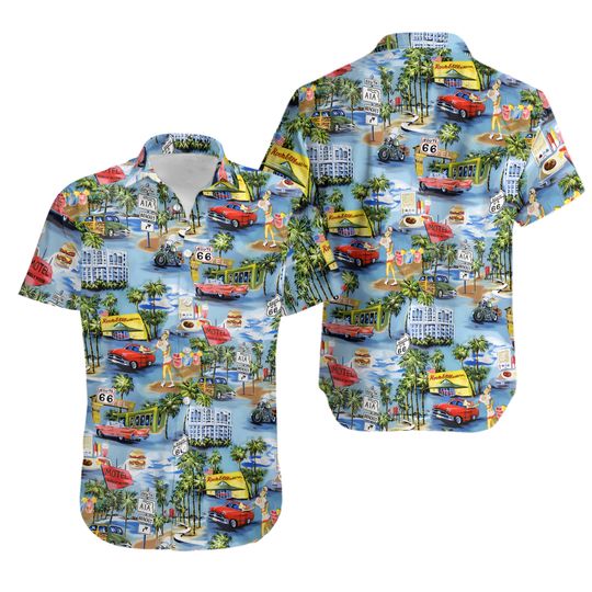 Discover Republic Route 66 City Hawaii Shirt