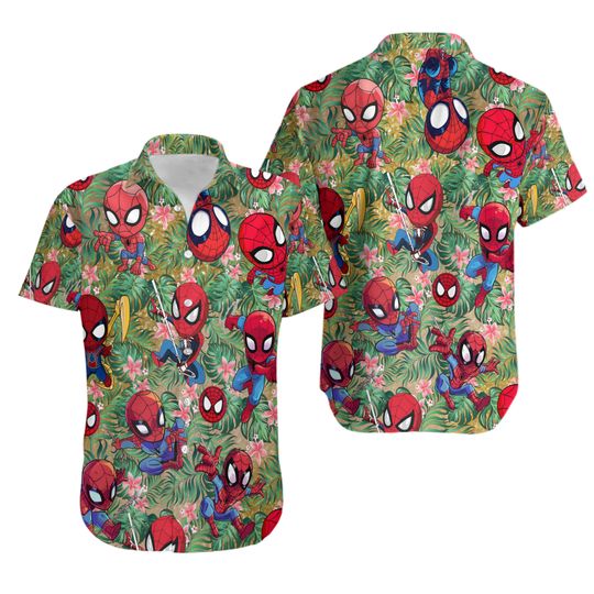 Discover Spider Tropical Hawaiian Shirt