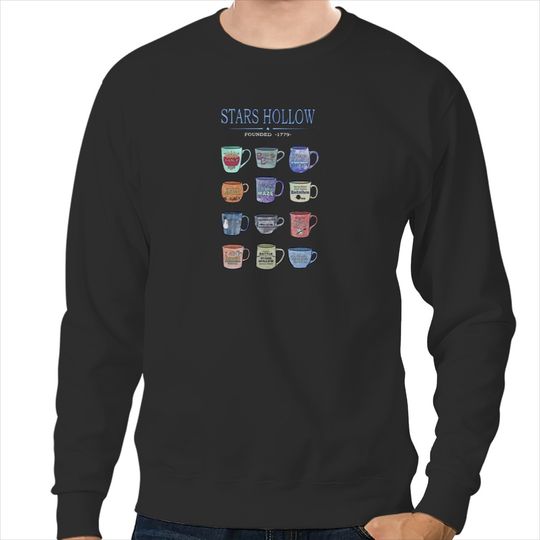 Discover Mugs of Stars Hollow Annual Events Sweatshirt, Lukes Diner Sweater