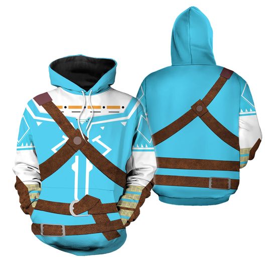 Discover The Legend Of Zelda Link Full Over Print 3D Hoodie