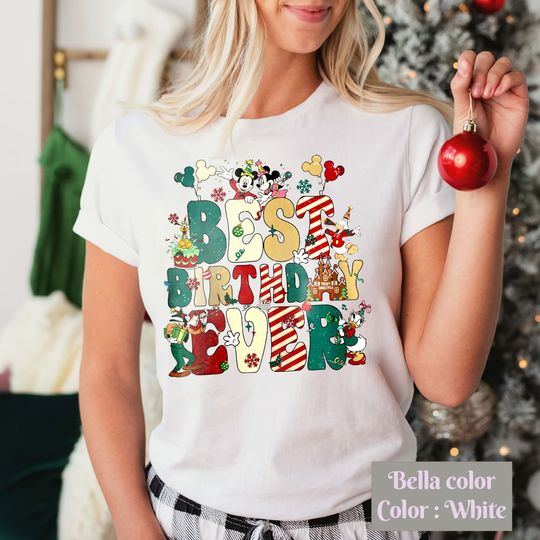 Discover Best Birthday Ever Christmas T-Shirt, Merry Christmas