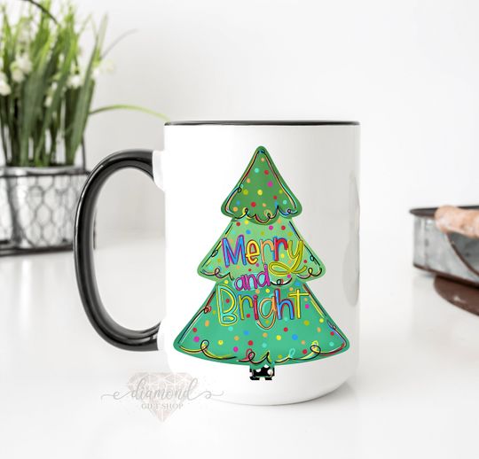 Discover Christmas Tree Coffee Mug - Holiday Gift Idea