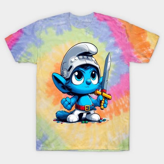 Discover Smurf Cat Tie Dye T-Shirt