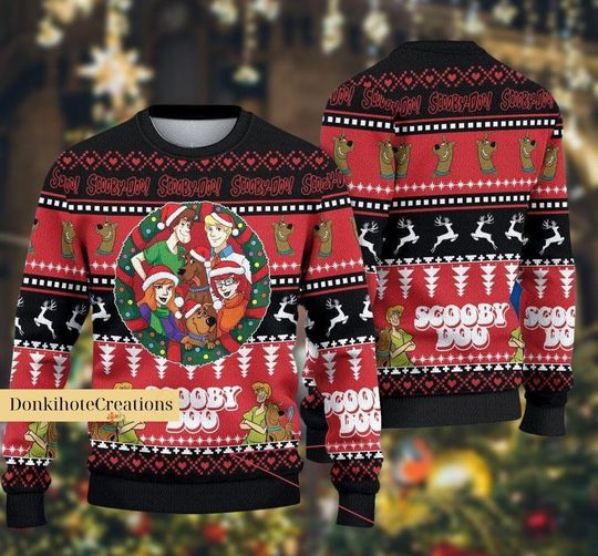 Discover Christmas Scooby Doo Ugly Sweater, Ugly Christmas Sweater