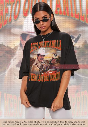 Discover Norberto "Beto" Quintanilla Iracheta Shirt, Vintage Corridos Music Artist Shirt