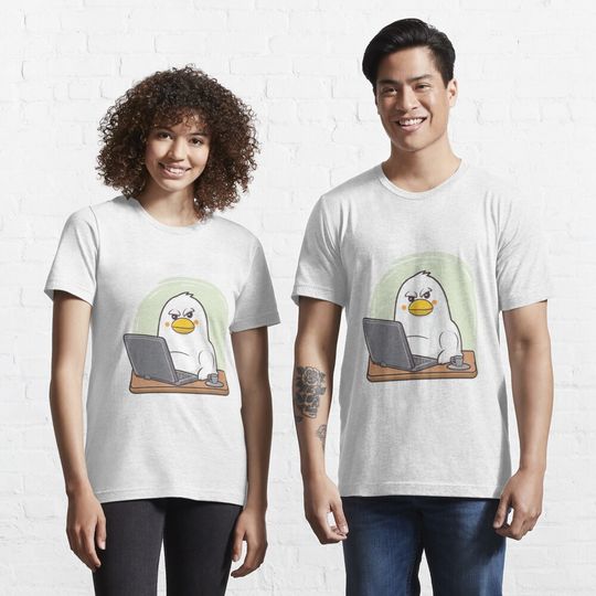 Discover Duck playing computer Essential T-Shirt