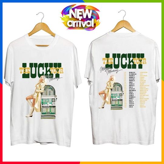 Discover LIMITED EDITION Megan Moroney The Lucky Tour 2023 T-Shirt