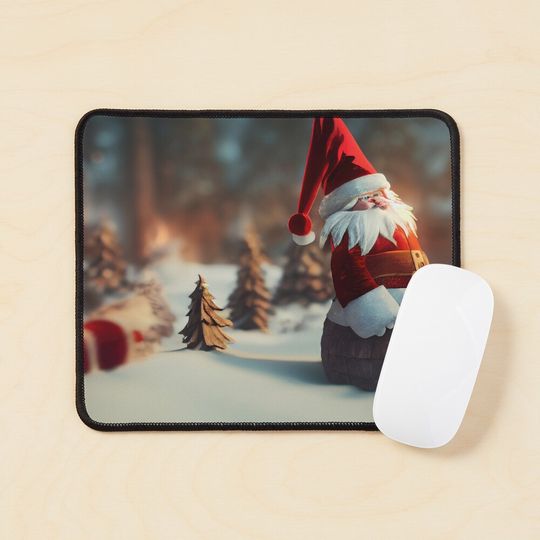 Discover Santa Clause Toy Mouse Pad