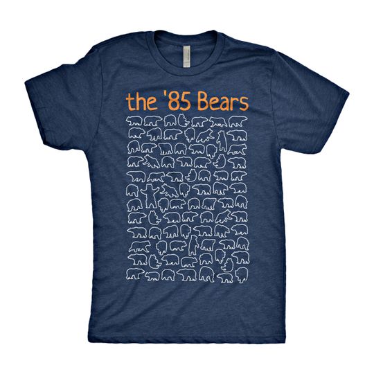 Discover Unique 85 Chicago Bears T-Shirt