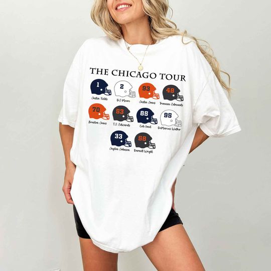 Discover The Chicago Tour Sweatshirt, Chicago Football