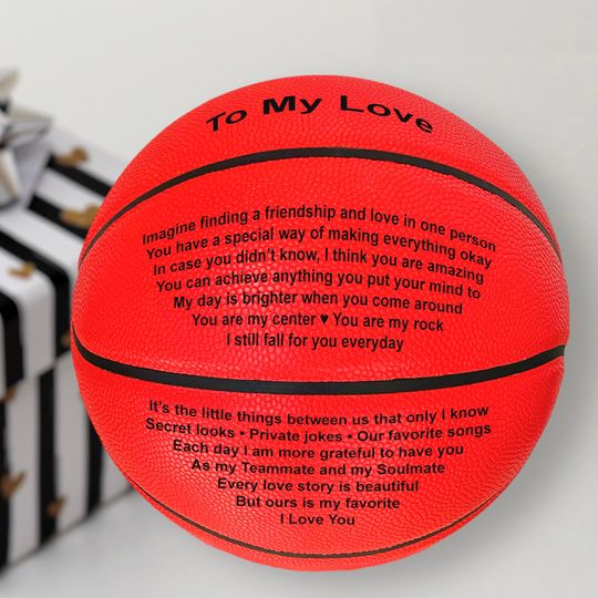 Discover To My Love Red Basketball  Gift To My Boyfriend Wedding