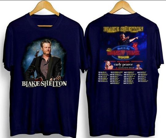 Discover Blake Shelton Back To The Honky Tonk Tour 2023 T-Shirt