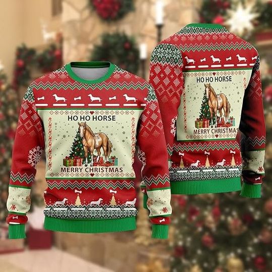 Discover Horse Lovers Ugly Christmas Sweaters - Xmas Horse