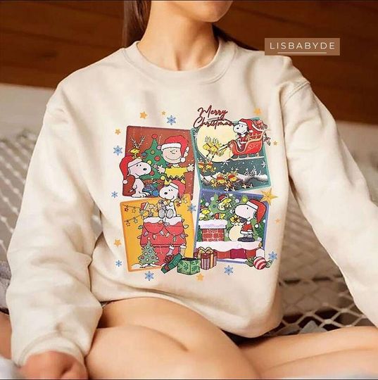 Discover Christmas Snoopy Sweatshirt, Snoopy Christmas Sweatshirt