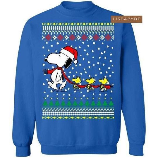 Discover Snoopy And Woodstock Christmas Sweatshirt, Snoopy Sweatshirt