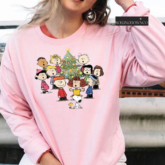 Discover Snoopy Christmas Tree Sweatshirt, Snoopy And Woodstock Christmas