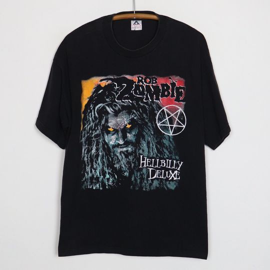 Discover vintage 1998 Rob Zombie Hellbilly Deluxe Tour Shirt