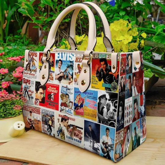 Discover Vintage Elvis Presley Leather Bag Women Leather Hand Bag