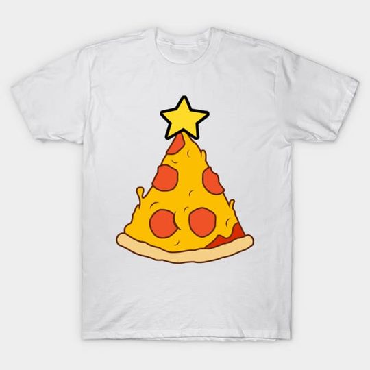 Discover Pizza Christmas Tree - Christmas - T-Shirt
