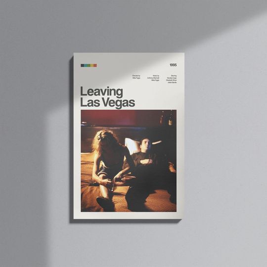 Discover Leaving Las Vegas Movie Poster Light Theme, Modern Movie Poster