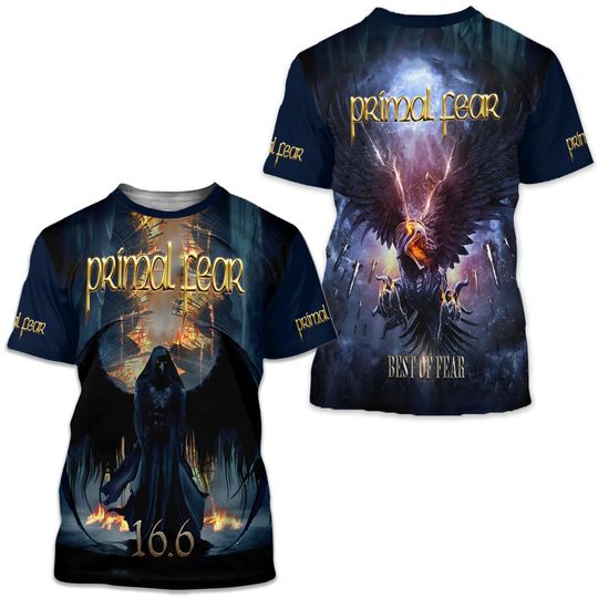 Discover 3D Cool Tshirt for All Fans of Primal Fear