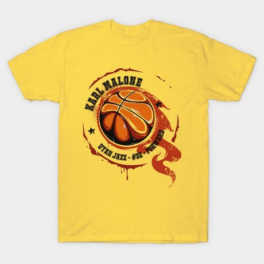 Discover Greates Basket Ball Players In History Legends - Karl Malone - Karl Malone - T-Shirt