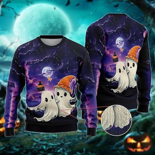 Discover Skull Sweaters for Women, Ugly Halloween Sweater Mens Sweater
