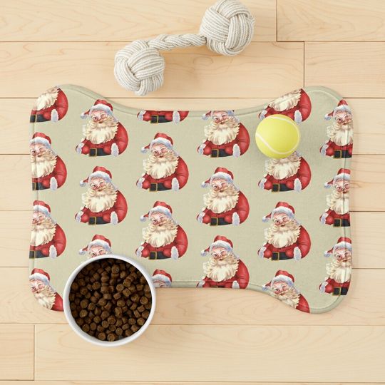 Discover SANTA CLAUS,MERRY CHRISTMAS Pet Mat