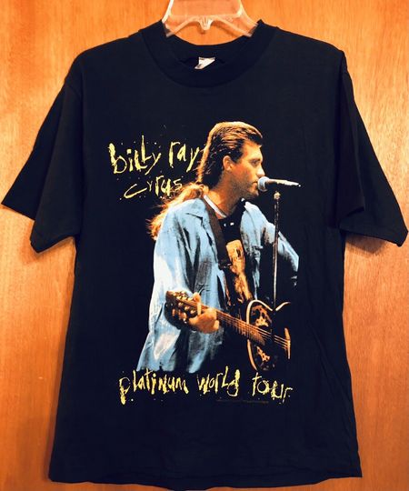 Discover 1993 Billy Ray Cyrus  Platinum Tour T-Shirt