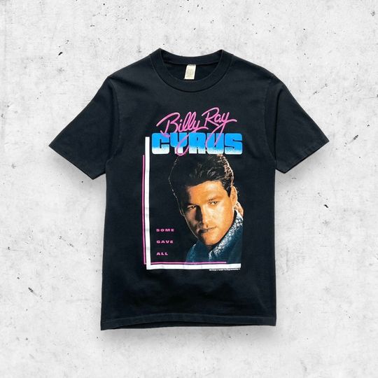 Discover Vintage 1992 Billy Ray Cyrus Achy Breaky Heart Shirt