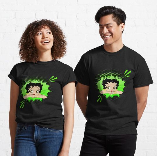 Discover BETTY boop comic style green, Betty Boop comic style