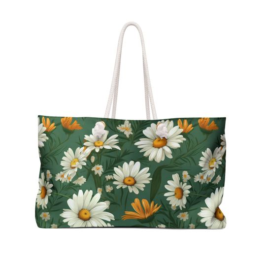 Discover Daisy Flower Weekender Bag