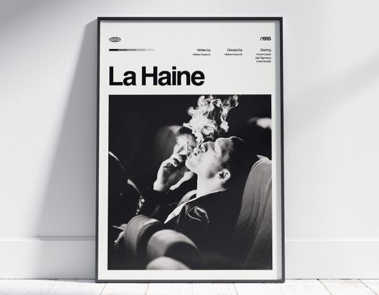Discover La Haine Movie Poster - Wall Decor