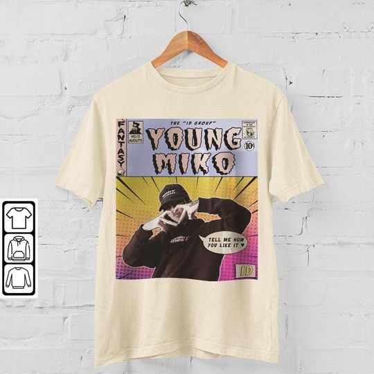 Discover Young Miko Comic Shirt, Vintage Merch Book Art Id Album Trap Kitty World Tour Ticket 2023
