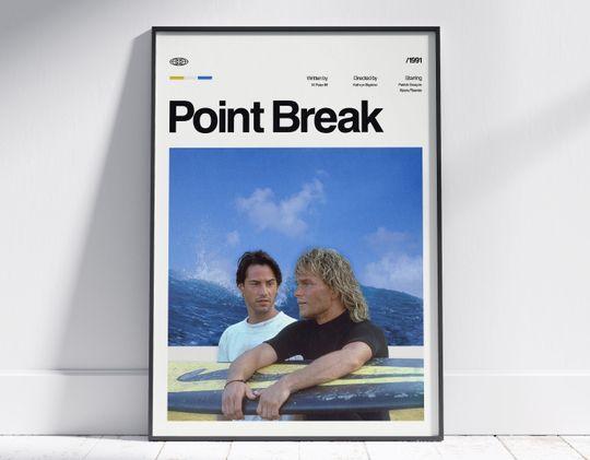 Discover Point Break Movie Poster, Point Break Wall Decor,