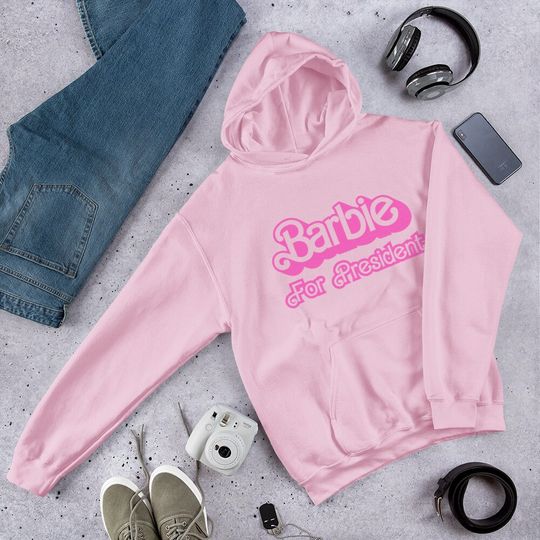 Discover Barbie For President Unisex Hoodie