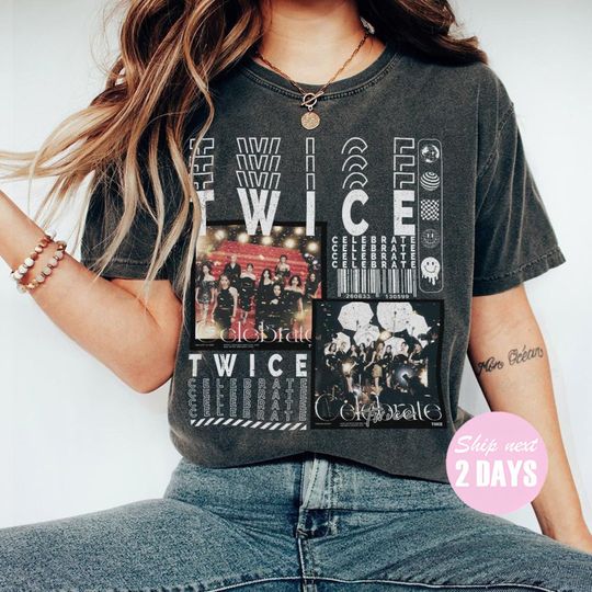 Discover Limited Twice Kpop Shirt, Twice Tour 2023 Album Tee