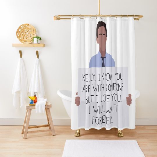 Discover Ryan Confesses Love to Kelly The Office Shower Curtain