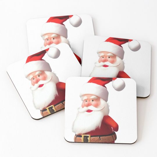 Discover Cuddly Santa Coasters