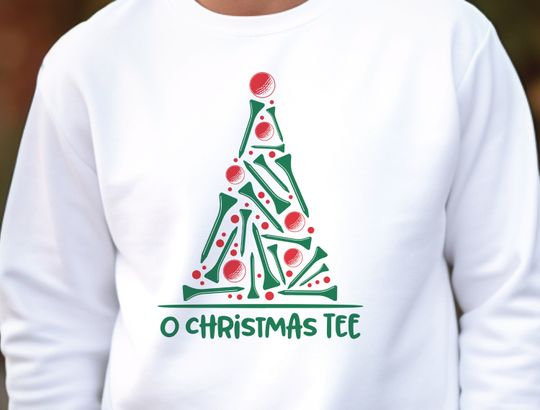 Discover Christmas Golf Sweatshirt - O Christmas Tee