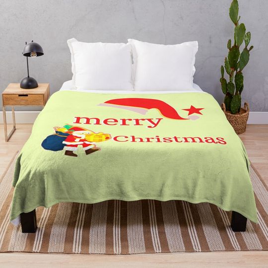 Discover Merry Christmas 2021 Throw Blanket