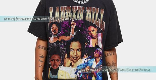 Discover Lauryn Hill Vintage Shirt | Lauryn Noelle Hill Homage Tshirt