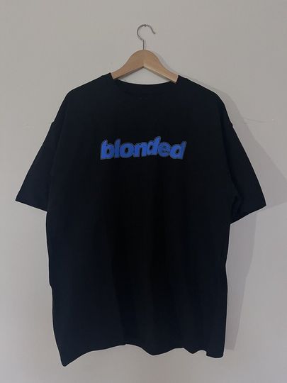 Discover Frank Ocean Blonded Logo T-Shirt Black Medium