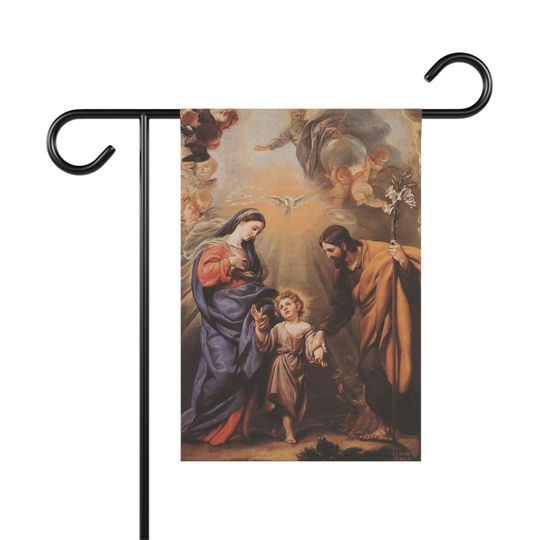 Discover Holy Family Garden Flag