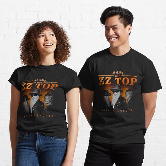 Discover ZZTops Rock Band 50 , Designer Classic T-Shirt