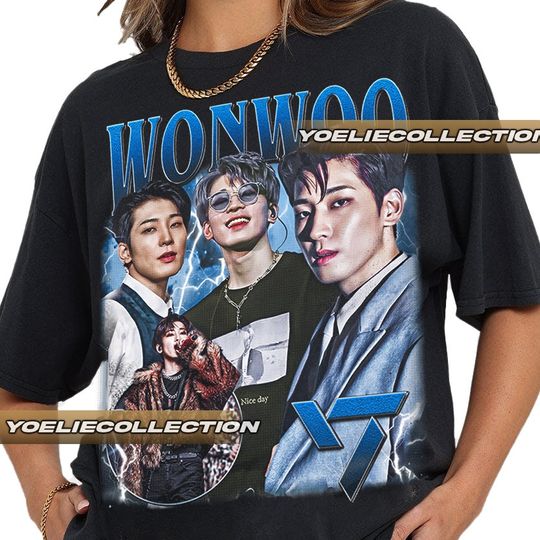 Discover Limited Wonwoo Vintage T-Shirt, Seventeen T-Shirt