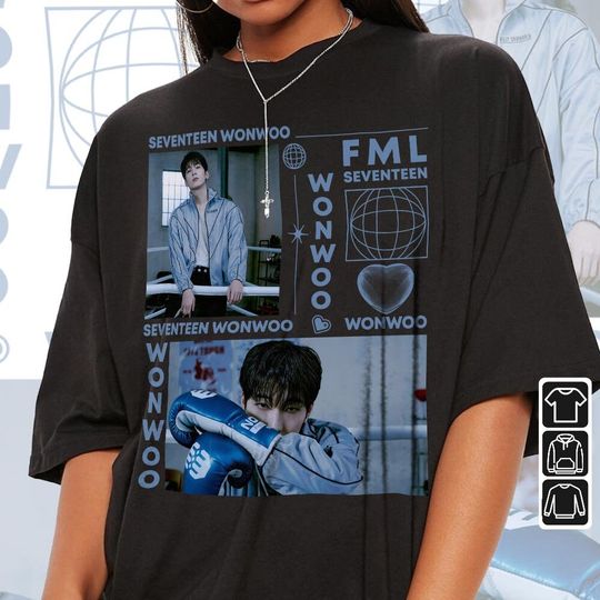 Discover Seventeen Wonwoo Kpop Shirt, FML Album Tee