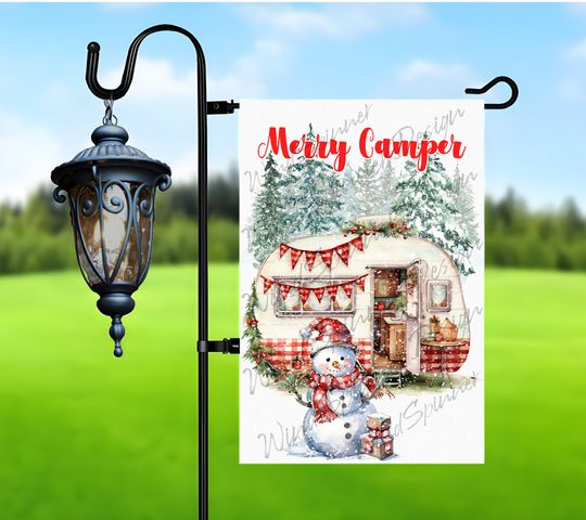 Discover Merry Camper Garden Flag